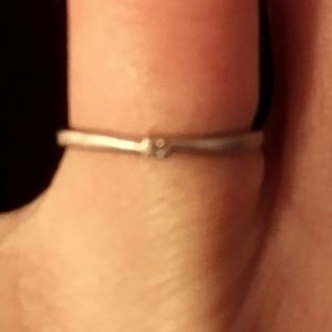 14 kt white gold diamond ring Olympia